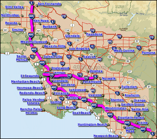 Century Freeway Map